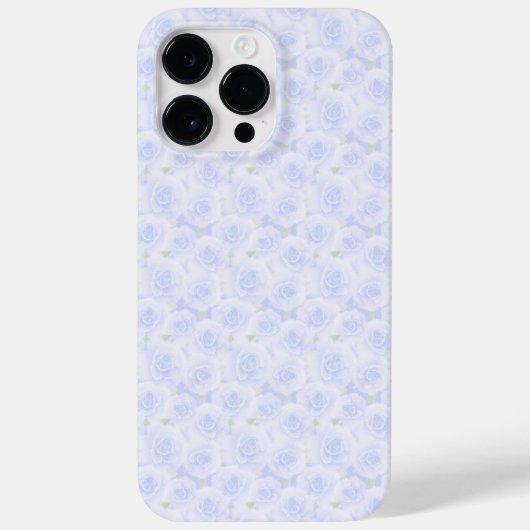 BLAUE ROSE Case-Mate iPhone HÜLLE (Rückseite)