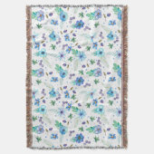 Blaue Rose Decke (Vorderseite Vertikal)