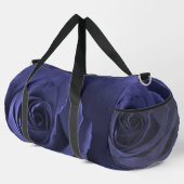 Blaue Rose Duffle Bag (Rechte Ecke)