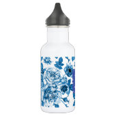 Blaue Rose Edelstahlflasche (Links)