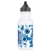 Blaue Rose Edelstahlflasche (Rechts)