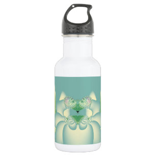 Blaue Rose Edelstahlflasche