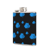 Blaue Rose Flachmann (Links)