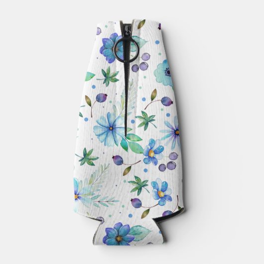 Blaue Rose Flaschenkühler (Rückseite)