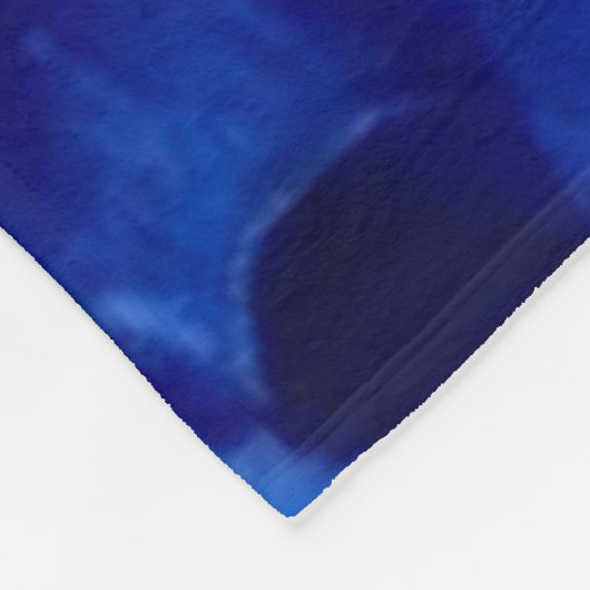 BLAUE ROSE FLEECEDECKE (Ecke)