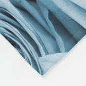 Blaue Rose Fleecedecke (Ecke)