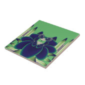 Blaue Rose Fliese (Seite)