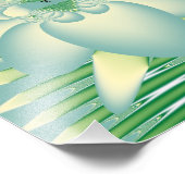 Blaue Rose Fotodruck (Ecke)