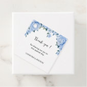 Blaue Rose Geschenkanhänger (Beispiel)