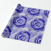 Blaue Rose Geschenkpapier (Ungerollt)