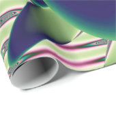 Blaue Rose Geschenkpapier (Rolleneckpunkt)