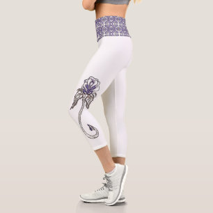 Blaue Rose, Hochwaisted Capris