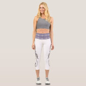 Blaue Rose, Hochwaisted Capris (Vorderseite)