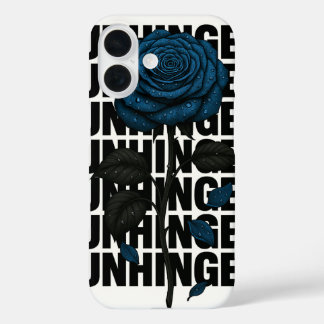 Blaue Rose-Ikonen-Designerube iPhone 16 Hülle