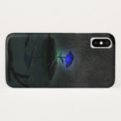 Blaue Rose iPhone Case-Mate Hülle (Rückseite (Horizontal))