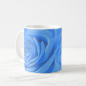 Blaue Rose Kaffeetasse (Vorderseite Links)