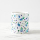 Blaue Rose Kaffeetasse (Mittel)