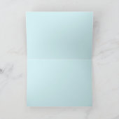 Blaue Rose Karte (Innenseite)