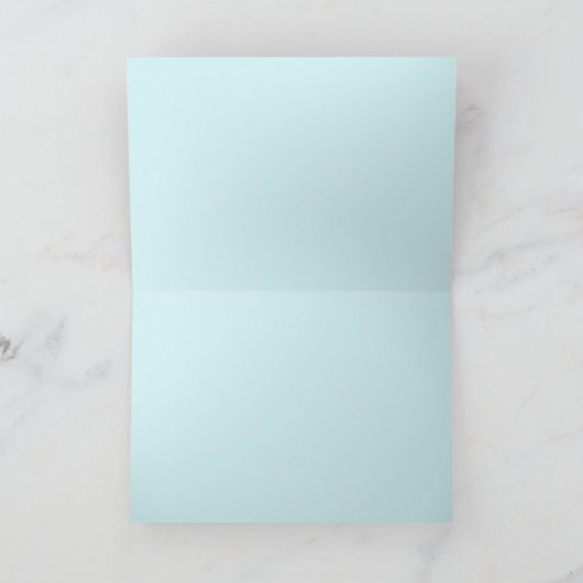 Blaue Rose Karte (Innenseite)