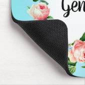 Blaue Rose kennzeichnet Ihr Land Mousepad (Ecke)