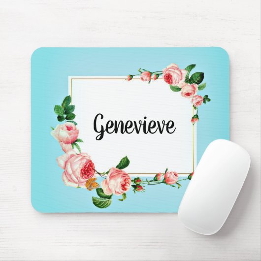 Blaue Rose kennzeichnet Ihr Land Mousepad (Mit Mouse)