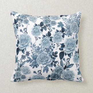 Blaue Rose Kissen