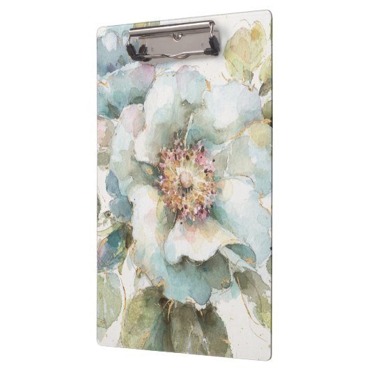 Blaue Rose Klemmbrett (Links)