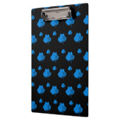 Blaue Rose Klemmbrett (Links)
