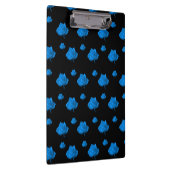 Blaue Rose Klemmbrett (Rechts)