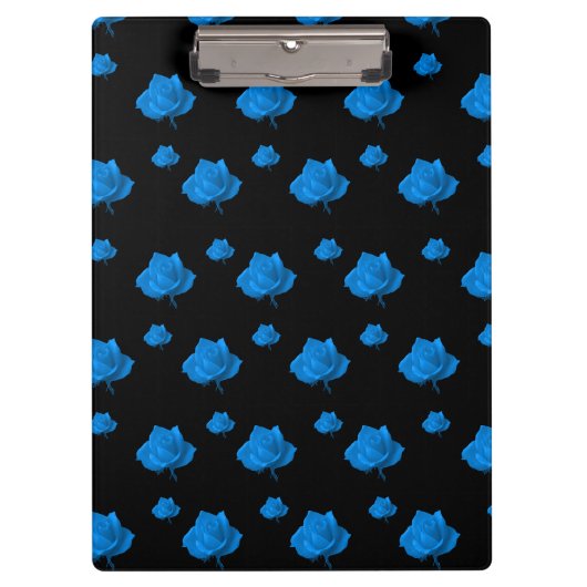 Blaue Rose Klemmbrett (Vorderseite)