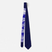 Blaue Rose Krawatte (Rückseite)
