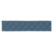 Blaue Rose Kurzer Tischläufer (Horizontal)