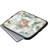 Blaue Rose Laptopschutzhülle (Vorne Knopf)