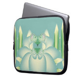 Blaue Rose Laptopschutzhülle (Vorderseite Links)