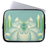 Blaue Rose Laptopschutzhülle (Vorderseite)