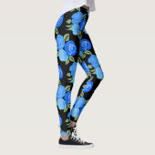 Blaue Rose Leggings (Rechts)
