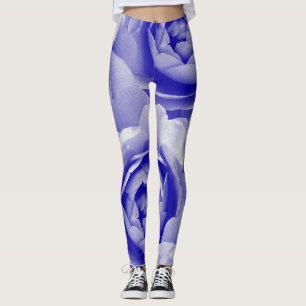 Blaue Rose Leggings