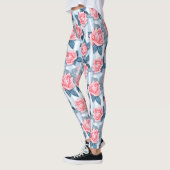 blaue Rose Leggings (Links)