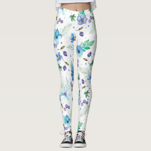 Blaue Rose Leggings