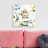 Blaue Rose Leinwanddruck (Insitu (Wohnzimmer))