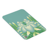Blaue Rose Magnet (Rechte Seite)