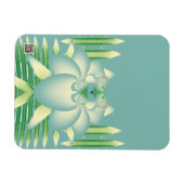 Blaue Rose Magnet (Horizontal)