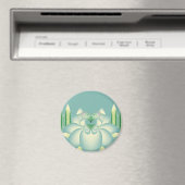 Blaue Rose Magnet (In Situ (Geschirrspüler))