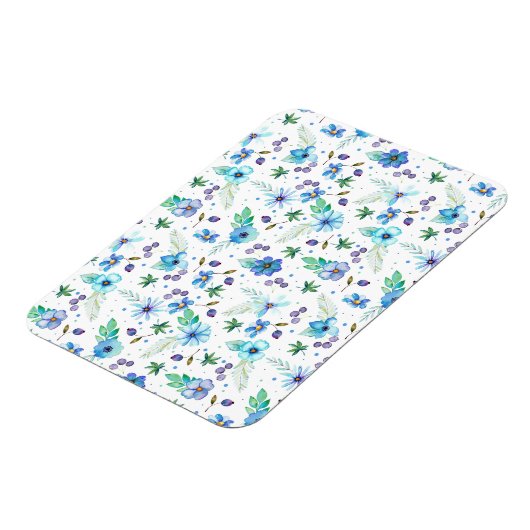 Blaue Rose Magnet (Linke Seite)