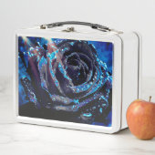 Blaue Rose Metall Brotdose (Beispiel)