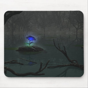 Blaue Rose Mousepad
