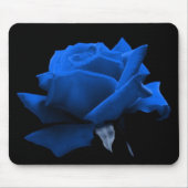 Blaue Rose Mousepad (Vorne)