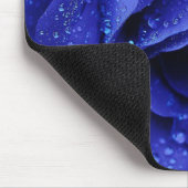 Blaue Rose Mousepad (Ecke)