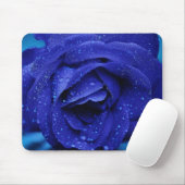 Blaue Rose Mousepad (Mit Mouse)