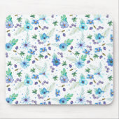Blaue Rose Mousepad (Vorne)